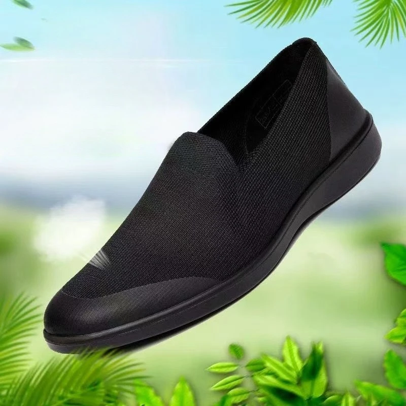 Summer new Mesh Breathable Men's Sneakers Soft Bottom Anti-slip Cloth Shoes for Man Lightweight Comfortable Men's Walking Shoes
