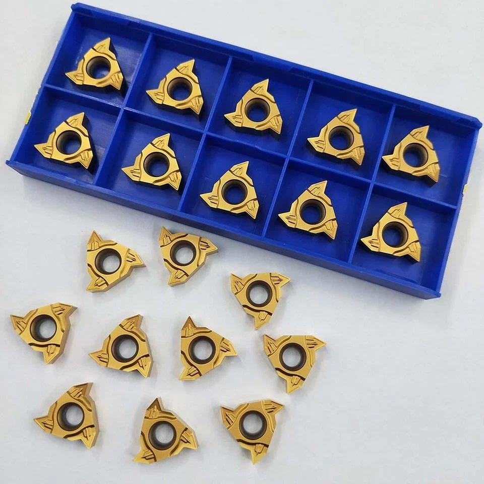 

100 шт. RT16.01W-G60P ZM201 твердосплавная резьбовая вставка 16ER G60 для стали