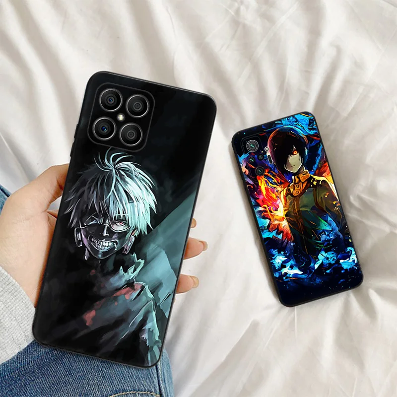 Soft Silicone Phone Case for Honor X7b X9b X6a X7 X8 b 70 90 Magic5 Tokyo Ghoul JUZO SUZUYA Huawei P20 P30 Pro P40 P-Smart Cover