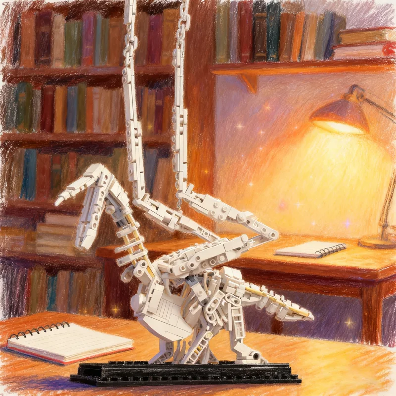 

470 шт. MOC колоссальный серраторг скелет ксенокунднилус модель строительные блоки строительные рождественский подарок игрушки творческое образование