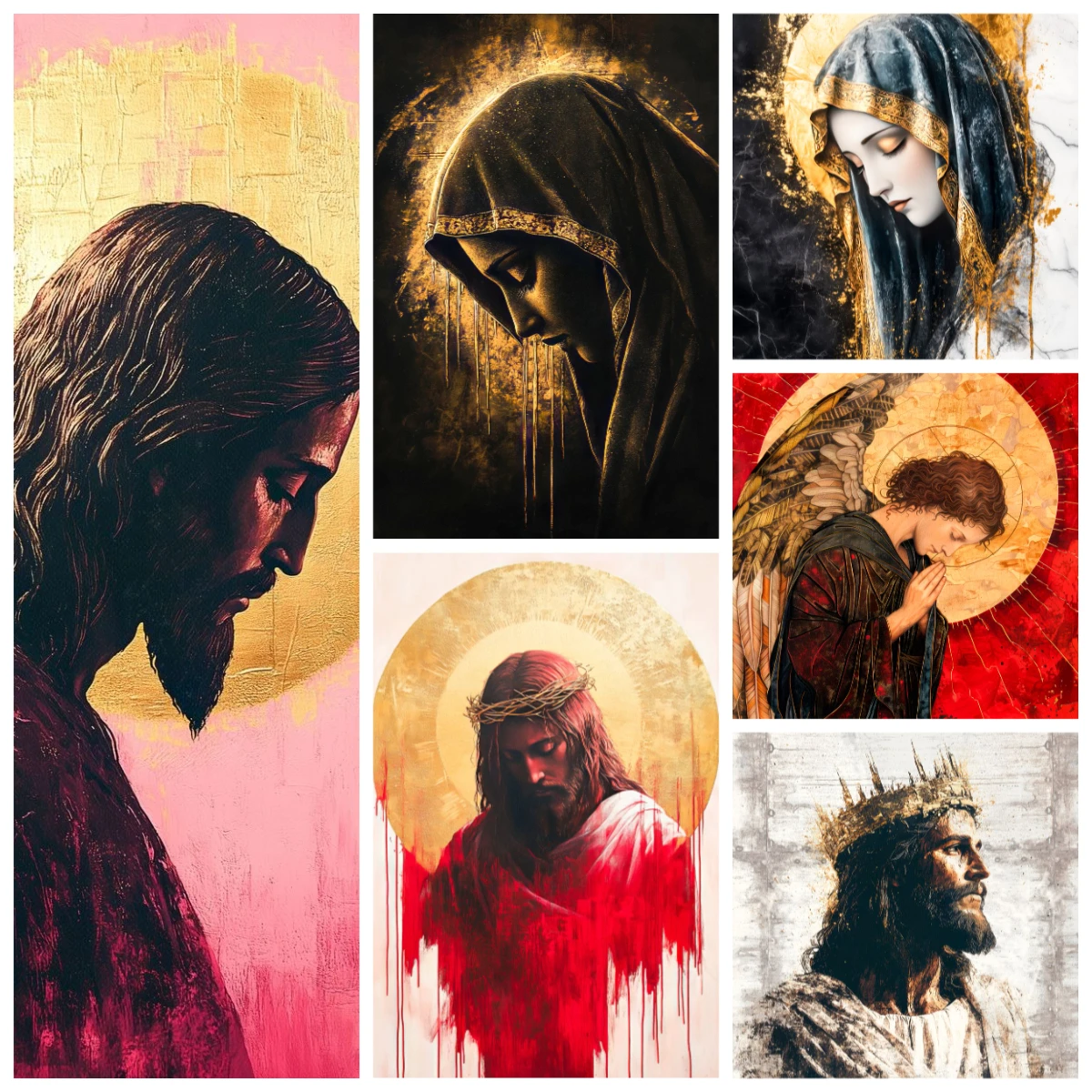 

500/1000/1200/2000 PCS Jigsaw Puzzle Virgin Mary Jesus Jigsaw Puzzle Educational Toy for Kids Children 's Games Christmas Gift