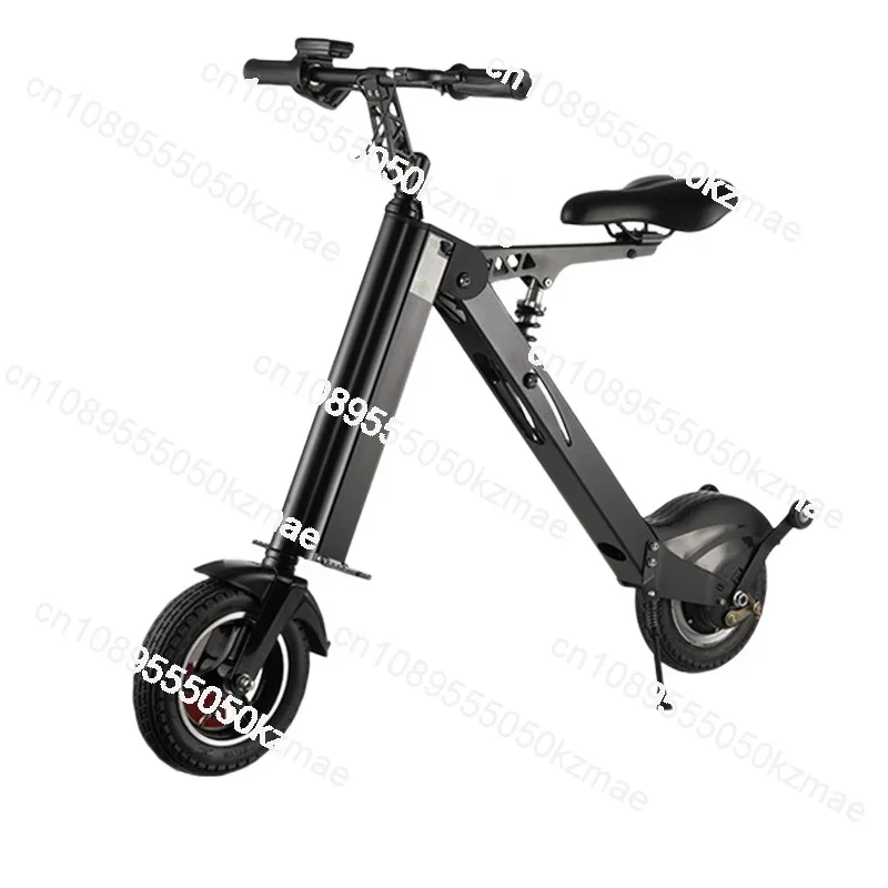 Folding Electric Vehicle, Male and Female Lithium Battery, Adult Mini Small Battery Car, Scooter, Portable Two-wheeled Tram