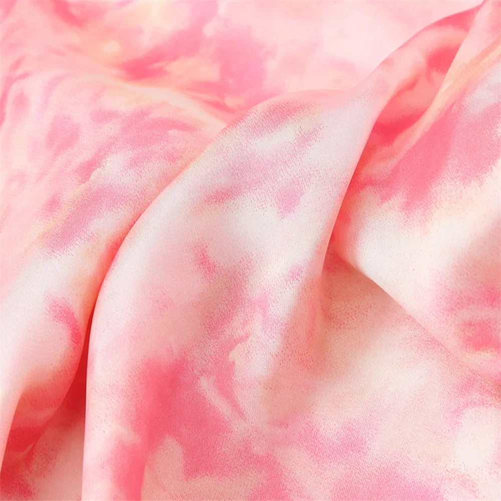 LIBIELIY 2025 novedad de verano, vestido de mujer de estilo europeo y americano a la moda con lazo de satén teñido, vestido Sexy con espalda abierta y cuello oscilante