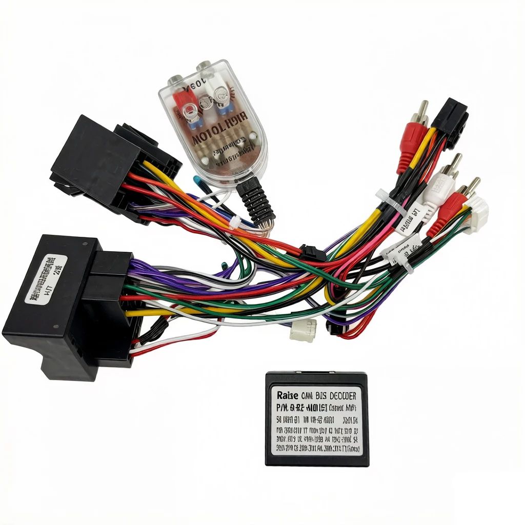 Car Radio Power Harness Audio Converter and Protocol Box Suitable For Audi TT A3 S3 RS3 A4 S4 Multimedia Video Player
