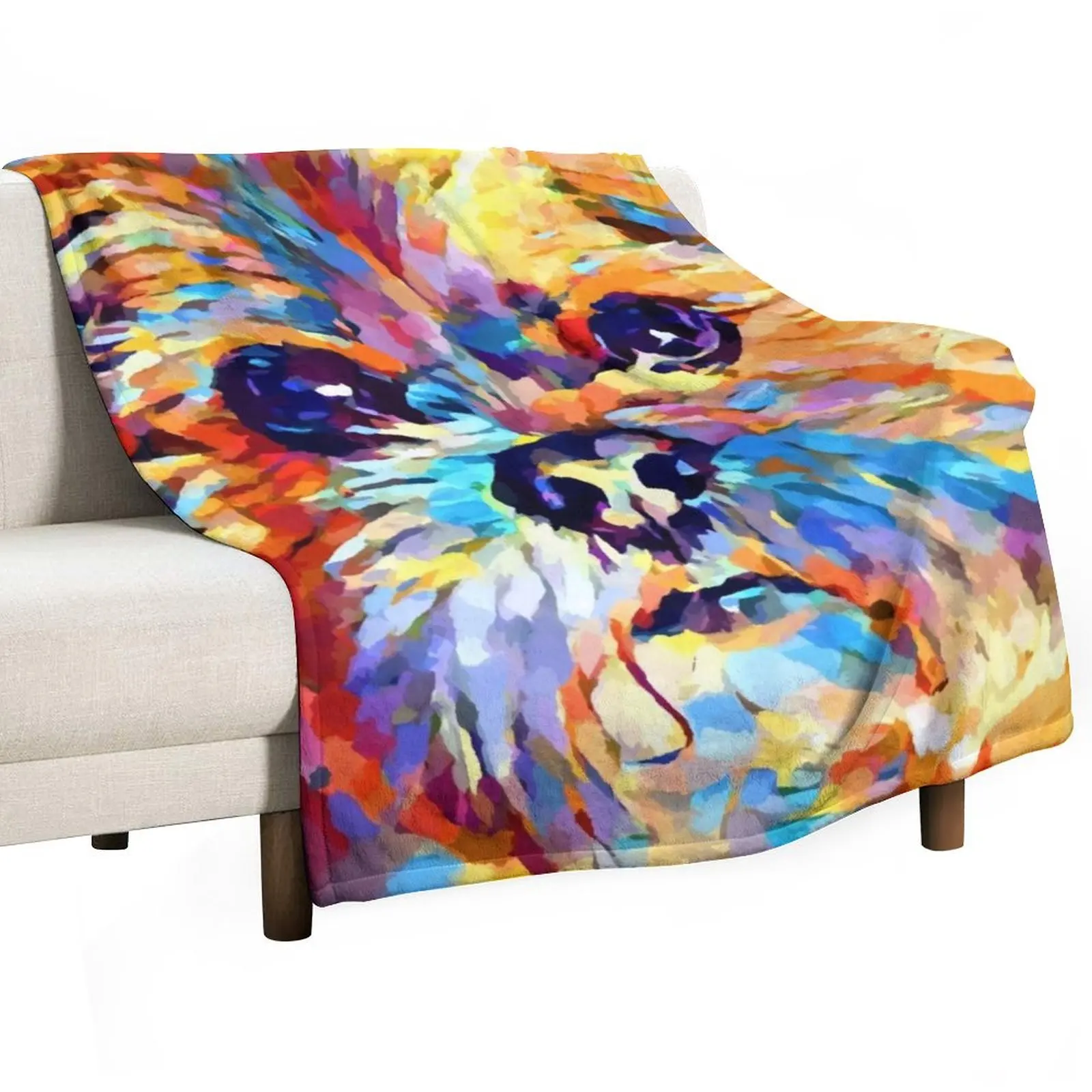 

Lhasa Apso 3 Throw Blanket Cozy Throw Blanket for Bed Sofa Chair