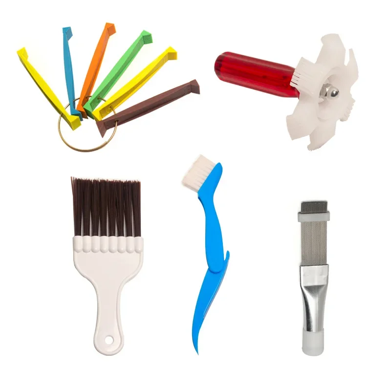 FCR6 Fin Comb Tool Set For Air Conditioner Straighten Evaporator Condenser Brush Condenser Radiator Repair Clean Set for Car