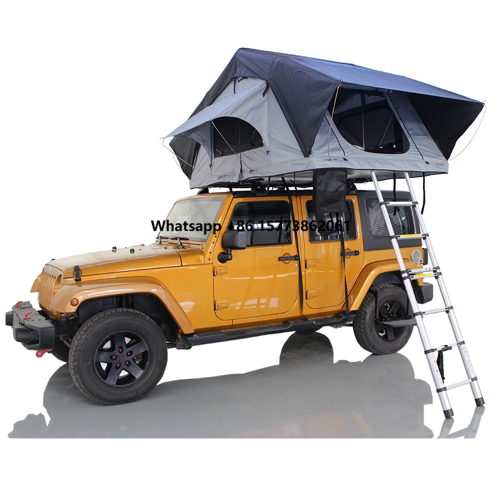 

Diy and Customization Support Large Space 4 People Soft Roof Tent for Q5 Camping