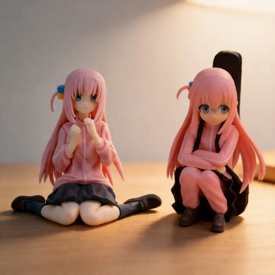 

Bocchi the Rock! Gotoh Hitori 9cm Anime Girl Figure 2D Model Desktop Ornament Collection Gift