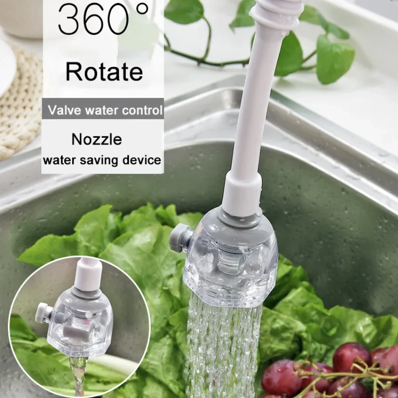 

2 Modes 360 Rotatable Bubbler Water Saving High Pressure Nozzle Filter Tap Adapter Faucet Extender Bathroom Kitchen Accessories