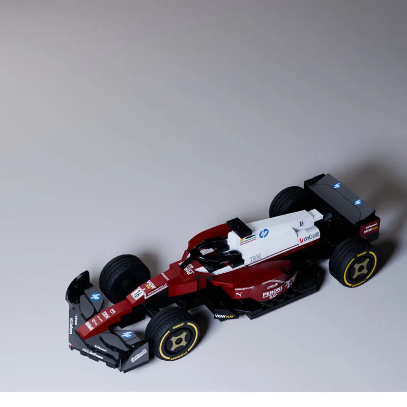 MOC-234704 جديد كلاسيكي SF-25 صيغة سباق السيارات بنة نموذج، 220 أجزاء، MOC الإبداعية الأولاد لعبة عيد ميلاد الأطفال هدية