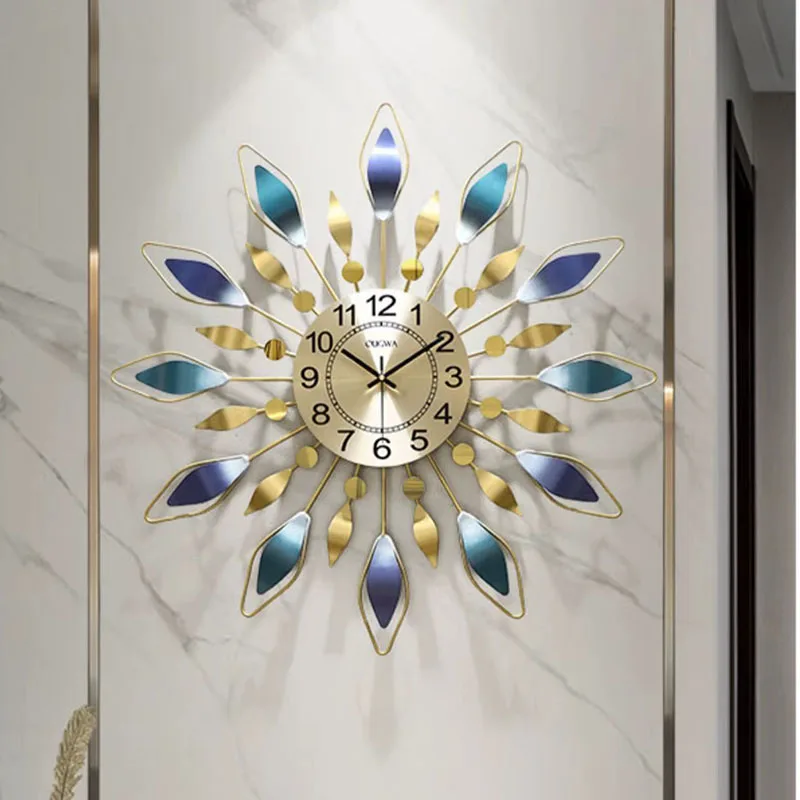 Interior Design Wall Clocks Digital Luxury Restaurant Minimalist Wall Watch Bedrooms Relogio De Parede Ornaments Home Decor