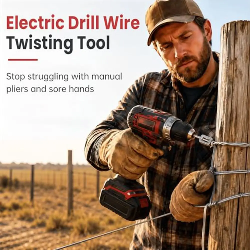 Heavy Duty Wire Twisting Tool 1/4