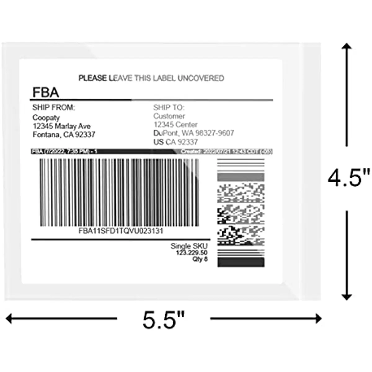 Inpaklijstzakjes Verpakking Slip Enveloppouches Clear Zelfklevende Top Loading Paklist Lijst 30 Stks/set Opp Paklijst Tas