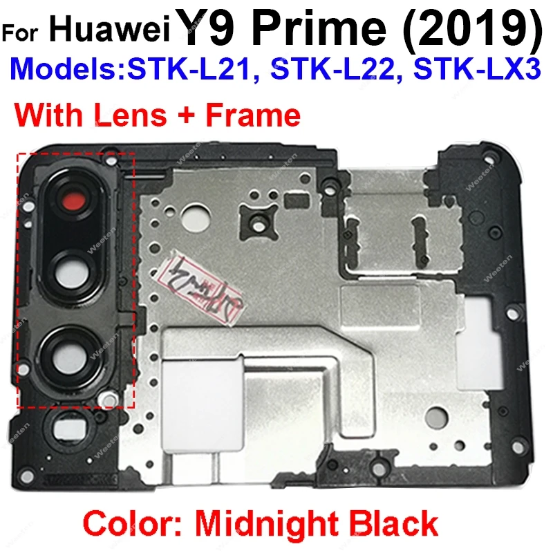 Mainboard Frame Cover For Huawei Y9 Prime 2019 STK-L21 STK-L22 STK-LX3 Back Motherboard Antenna Cover Board Reaplacement Parts