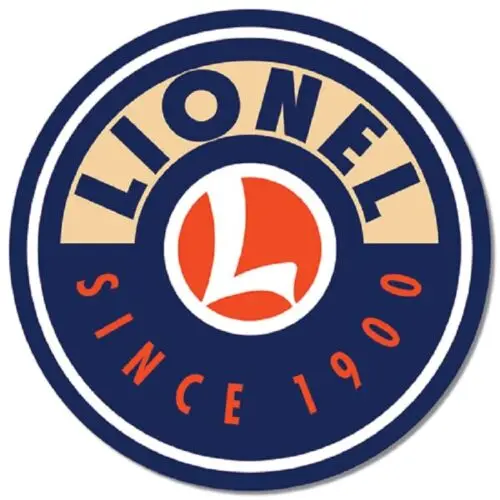 LIONEL LOGO SINCE 1900 OFFICIALLY LICENSED ROUND ALUMINUM SIGN