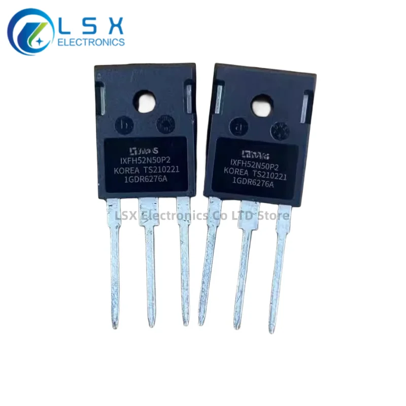 10PCS IXFH52N50P2 52N50P2 TO-247 52A 500V High Power MOS Field Effect Tube Brand New Original Imported