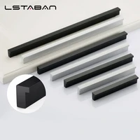 Tiradores de puerta de armario de aleación de aluminio sólido americano tiradores de cajón tiradores de puerta de armario herrajes para manijas de muebles