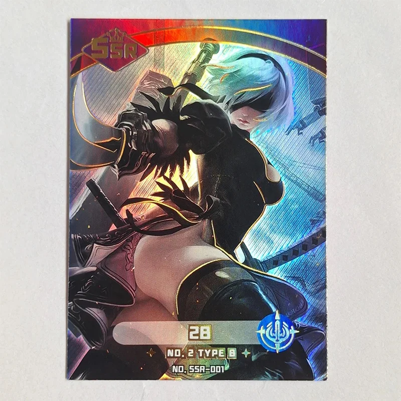 Anime Goddess Story Acg Sexy Girl SSR Card Albedo Android 18 Black Magician Girl Collectible Cards Christmas Birthday Gifts Toys