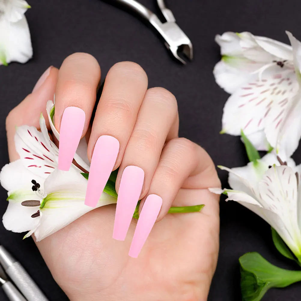 

200Pcs Press on Nails Full Cover False Nails Easy to Use Glamorous Decoration Long-Lasting Manicure Beauty Tools