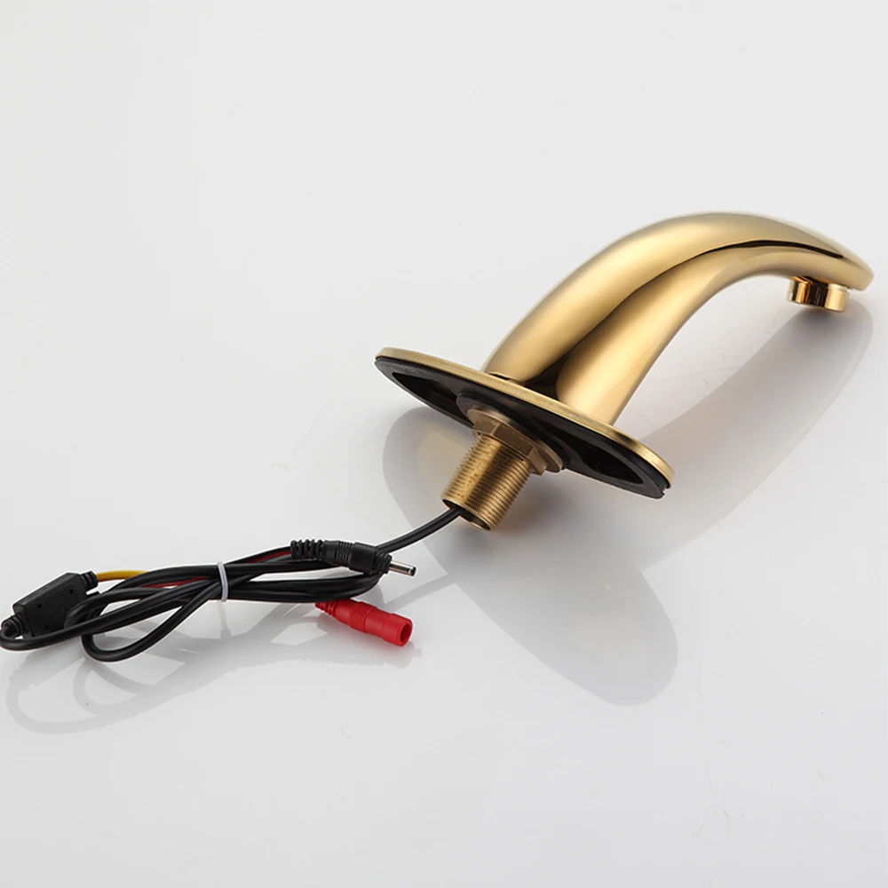 Automatic Sensor Faucet Brass Body Material Deck Mounted Installation Mixer Water