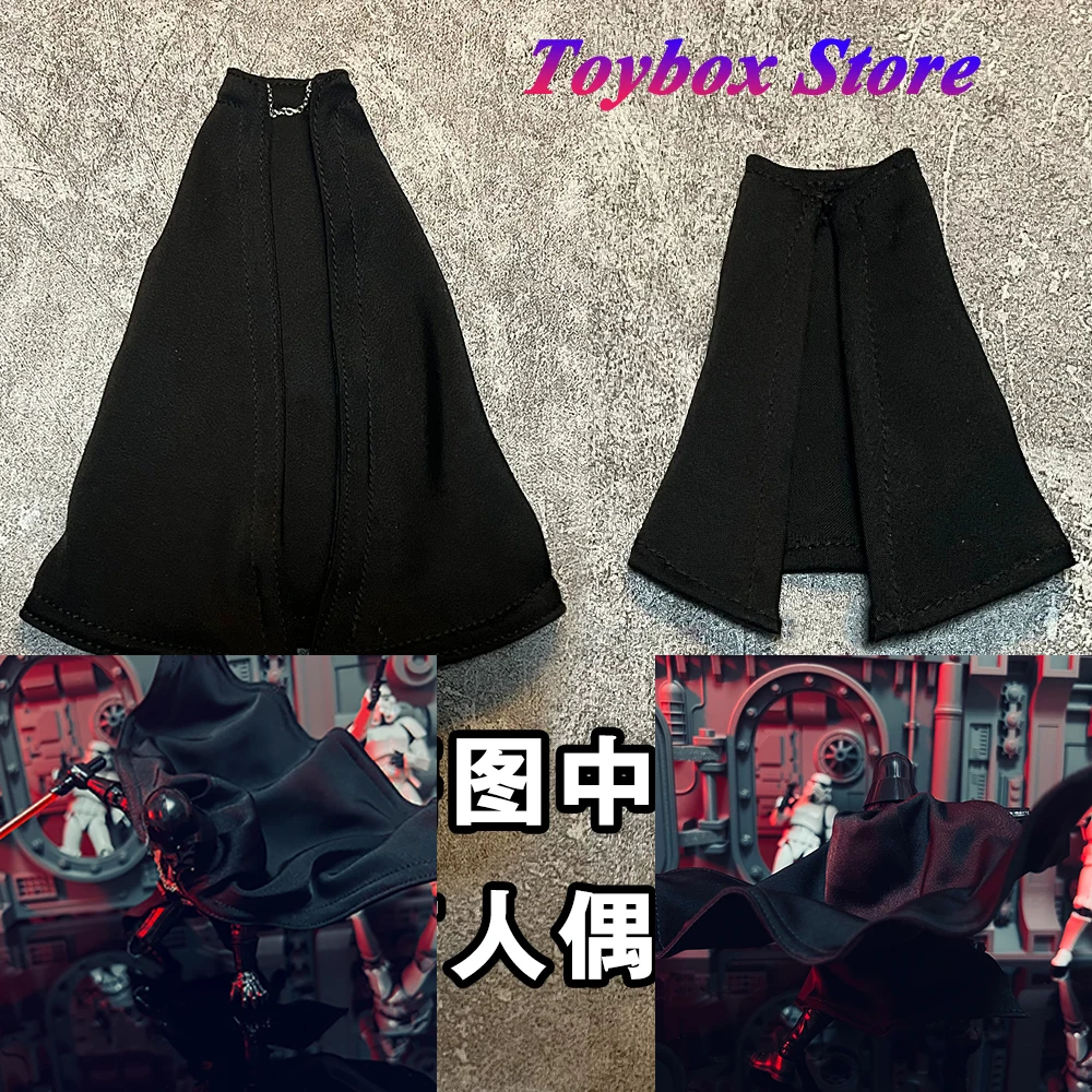 

Без фигурки 1/12 Дарт Вейдер Черный Samuari Человек Солдат Мини Подол Накидка Игрушки Аксессуары для одежды для 6-дюймовой экшн-фигурки Тело