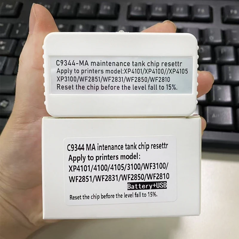 C9344 Onderhoudsdoos Tank Chip Resetter Voor Epson L3560 L3550 L5590 XP-2100 2105 XP-3100 XP-3105 XP-4100 XP-4105 2810 Printer