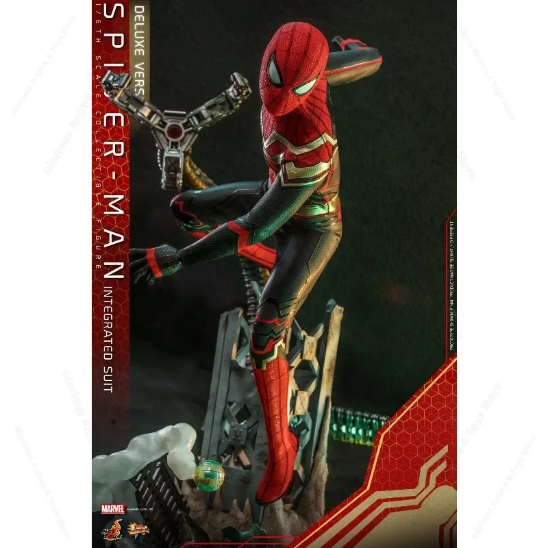 Shipping HotToys HT Spider Man 3 Hero No Return Red and Black Battle Dress MMS624 623 Mobile Model Gift Collection