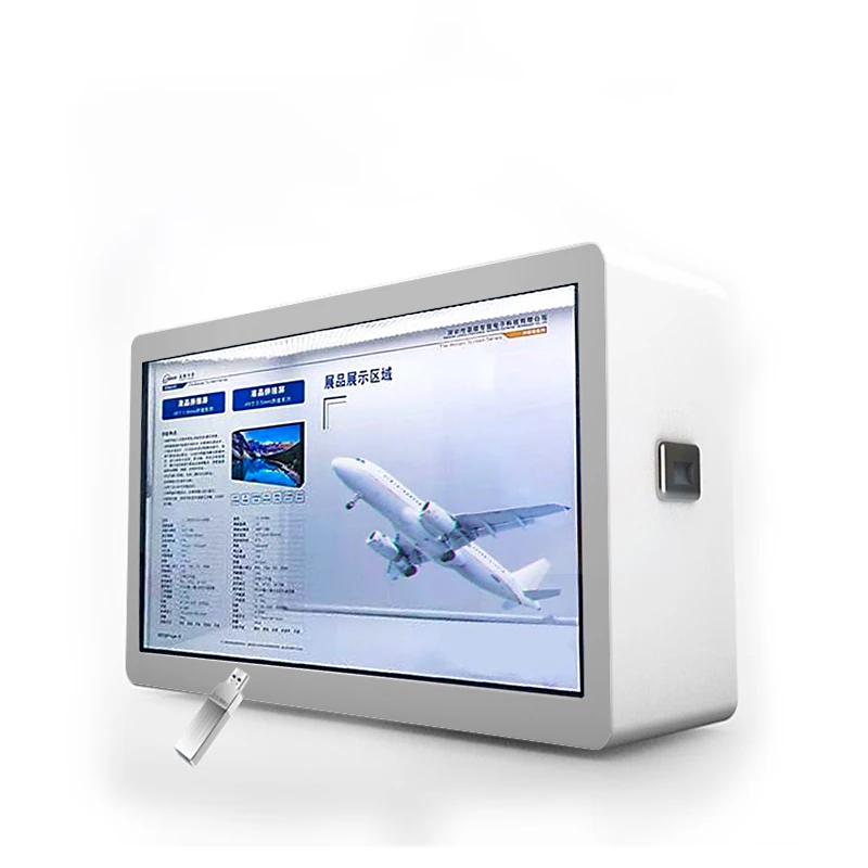 New Technology Transparent LCD Display Showcase Advertising Touch Screen  Box for Retail Product Exhibition Display