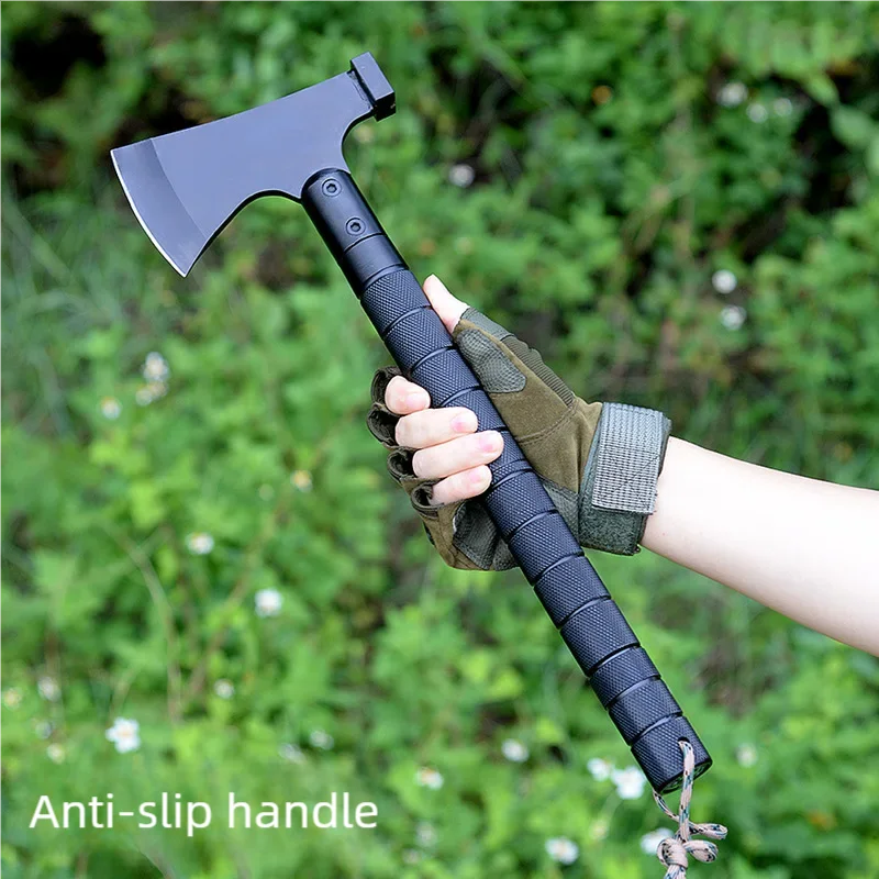 Portable tactical axe, chopping wood axe, outdoor multifunctional axe, battle axe, fire axe, engineer axe