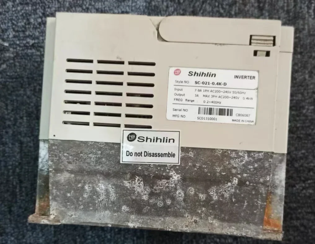 Used frequency converter 0.4KW SC-021-0.4K-D, function package
