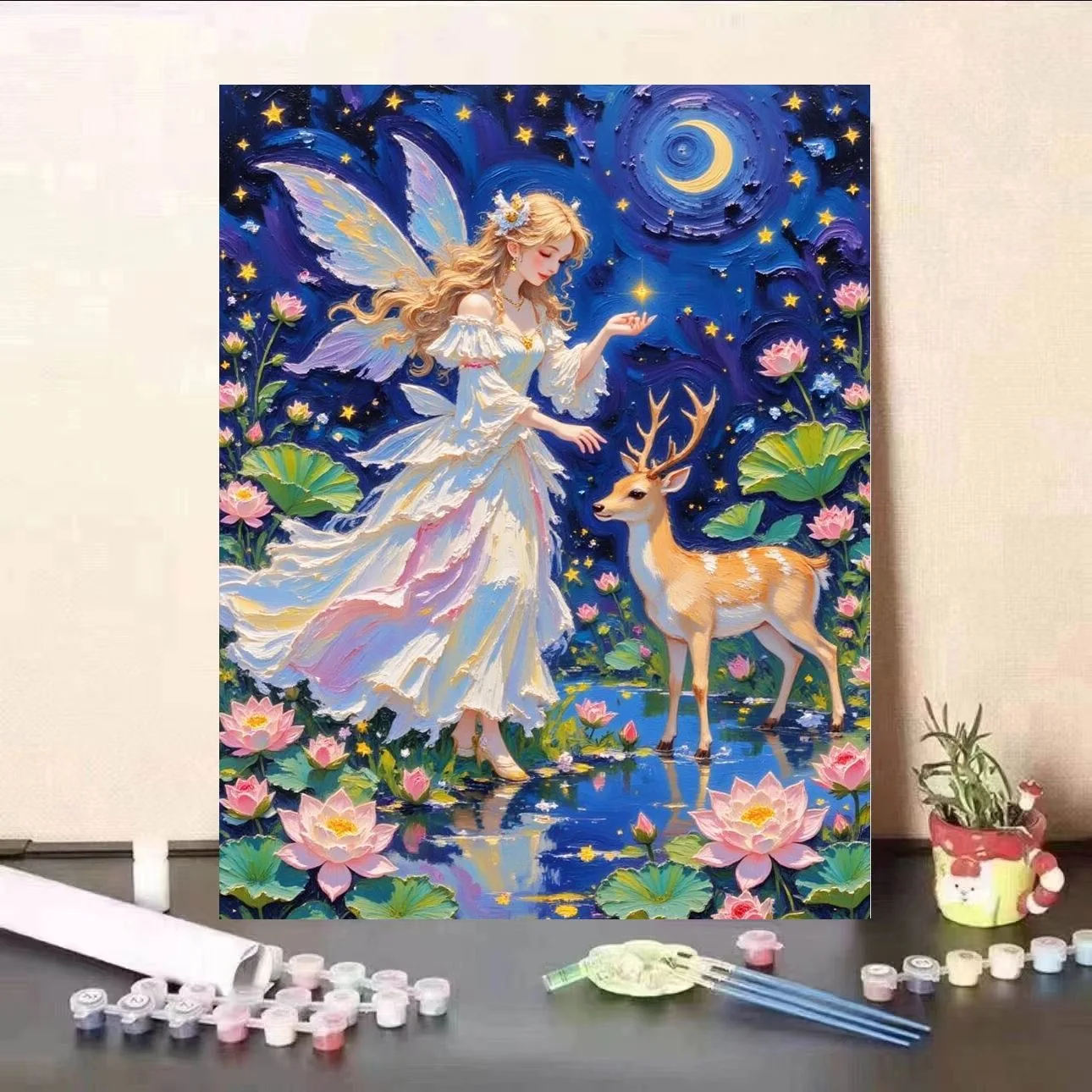 

A-0250 Dreamy Hydrangea Oil Painting