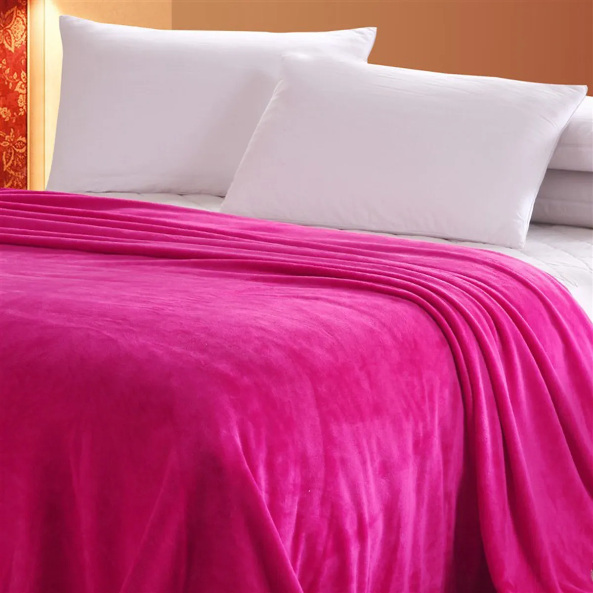 Duvet Decorative Blanket Bedroom Accessories Soft Rosy Couch Blankets for Adults