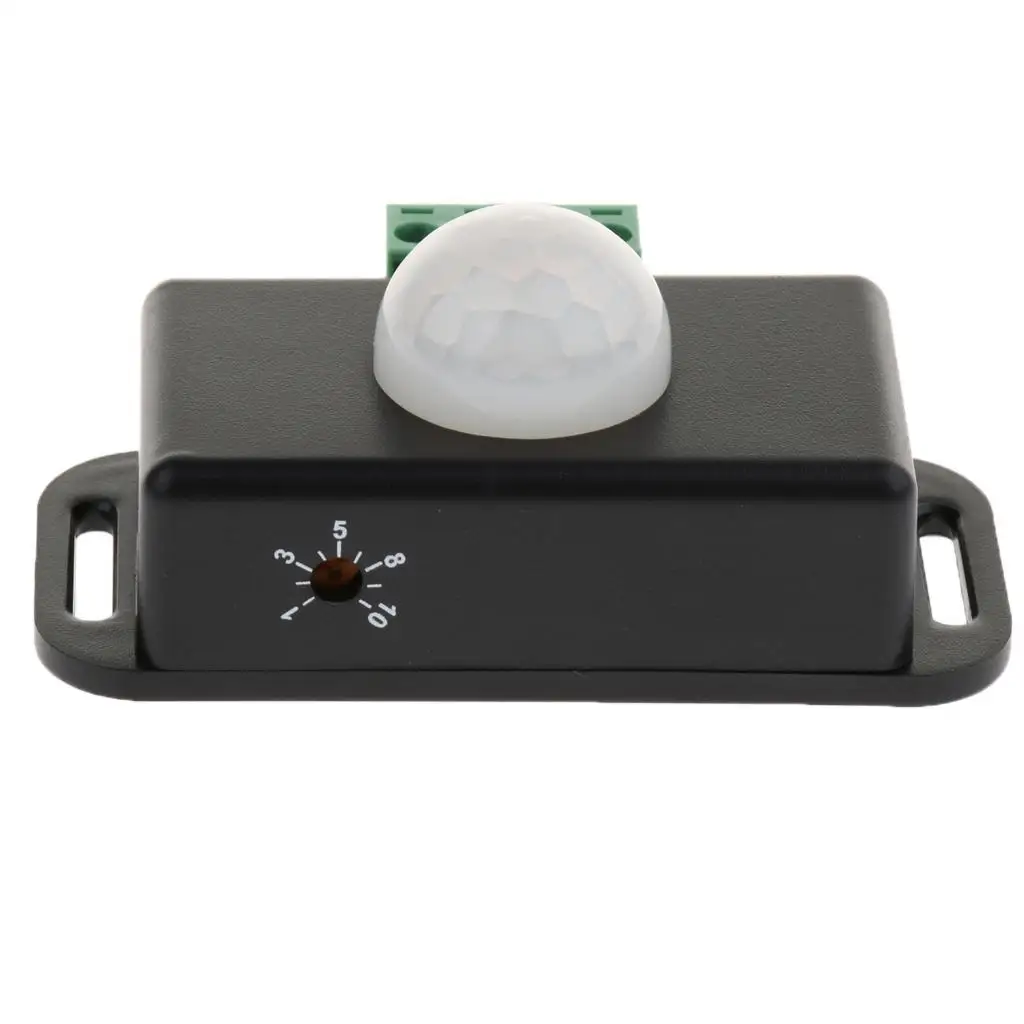 5050 3528 5630 LED 스트립 조명용 검정색 PIR 조명 기능 컨트롤러