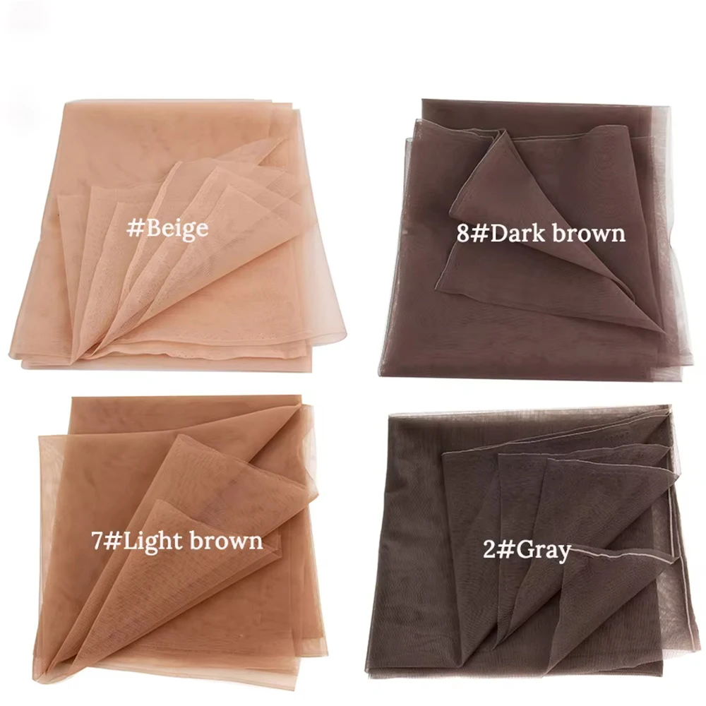 1 Yard Transparent Lace Net Material for Wigs Making & Repair Wig Caps Closures and Frontals Foundation Wig Accessories