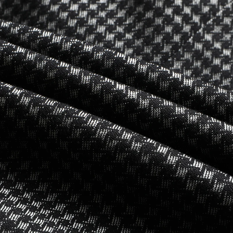 سترة رجالية كاجوال، عصرية، عصرية، رياضية وتنحيف على الطراز البريطاني للأعمال، سترة زفاف مربعة الشكل #5