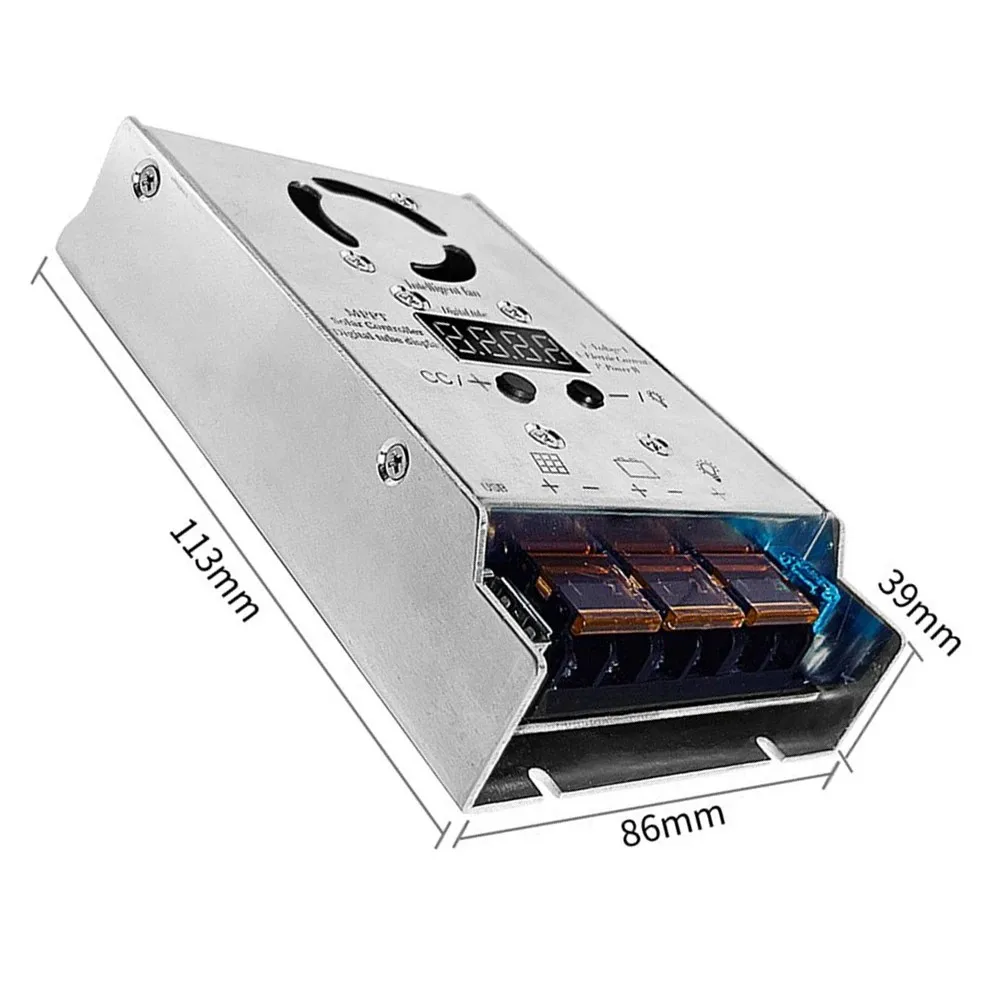 Imagem -04 - Controlador Step-down Solar Mppt 450w Entrada 18v80v Carregamento Step-down para 12v 24v Bateria de Lítio de Gel de Chumbo-ácido