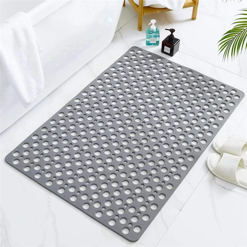 

F-F Shower Mat Non Slip Mat Non Slip With Suction Cups And Drain Holes, 30X17 In (75X43 Cm)