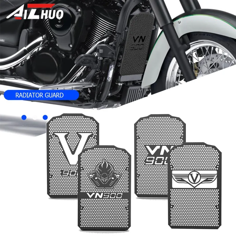 

Motorcycle Accessories Radiator Guard Protector Grille Cover For KAWASAKI VULCAN 900 CLASSIC/LT VN900 Custom 2007-2023 2024