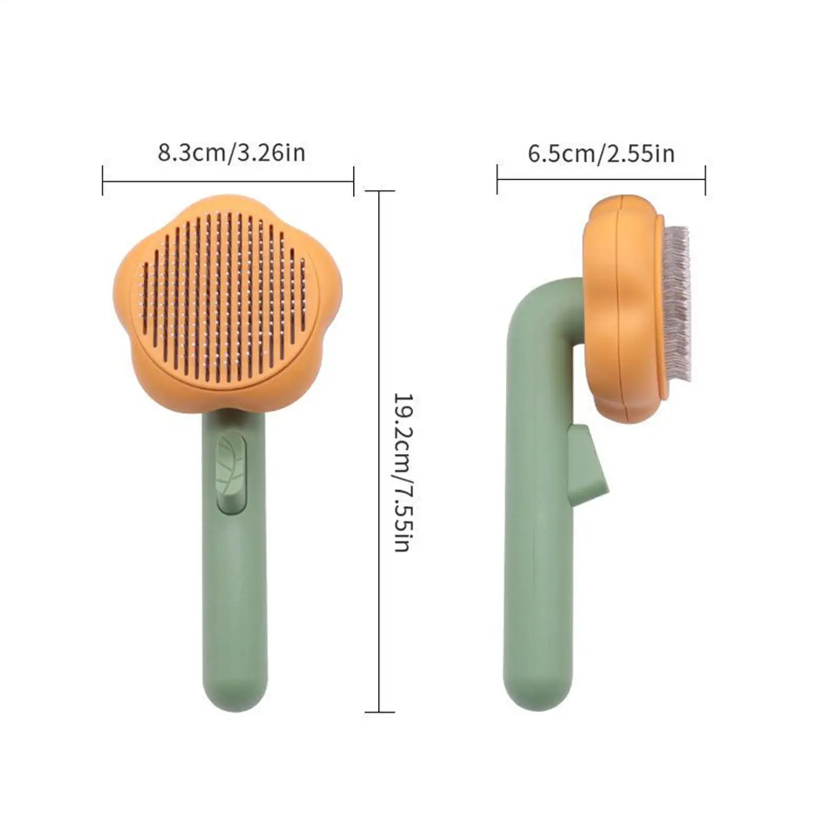 猫の毛クリーニングデマットブラシコーム犬の毛除去ブラシ猫グルーミングツール犬の毛脱落トリマーニードルコーム