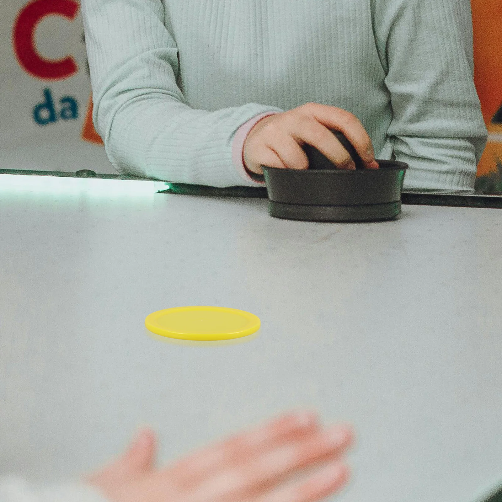 10 قطع من كرات الهوكي الجليدي، هيكل بلاستيكي متين، سطح أملس، خفيف الوزن، مثالي لطاولات نمط اللعبة، قضبان، غرف البلياردو #6