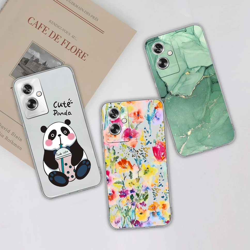 Custodia per Oppo A79 A2 5G custodie per telefoni trasparenti Pretty Sweetgirl custodia posteriore antiurto in Silicone morbido per OppoA79 A 2 Capa Funda