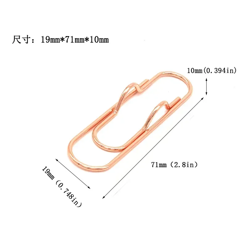 5PCS Multi-Purpose Paper Clips Paper Fix Clips Pen Holder Clips Notebook Pen Holder Book Pin For Notebook Journal Document Clip