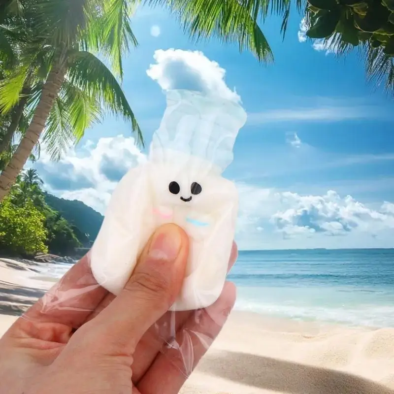 Brinquedo de apertar dispensador de água, entretenimento de alívio do estresse de recuperação lenta, presente exclusivo para Halloween, Natal, crianças e adultos