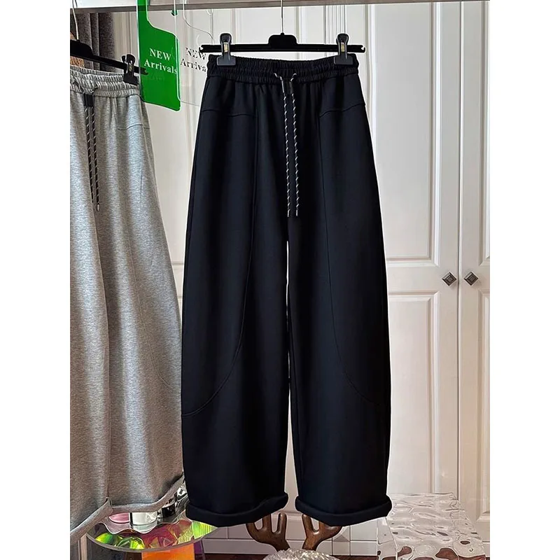 

Мужские повседневные брюки свободного кроя больших размеров 300 Pou Design Sense Scythe Pants, весенние широкие брюки-бананы, повседневные прямые брюки