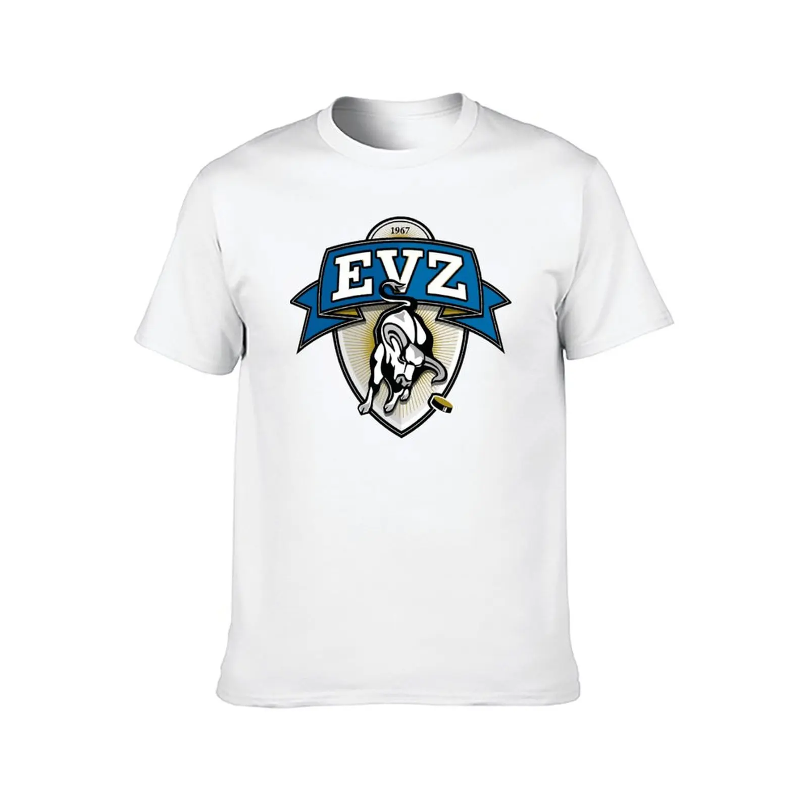 EV Zug Swiss Ice Hockey Sports Fans EVZ Switzerland T-Shirt t shirt man plain mens graphic t shirts T-Shirt