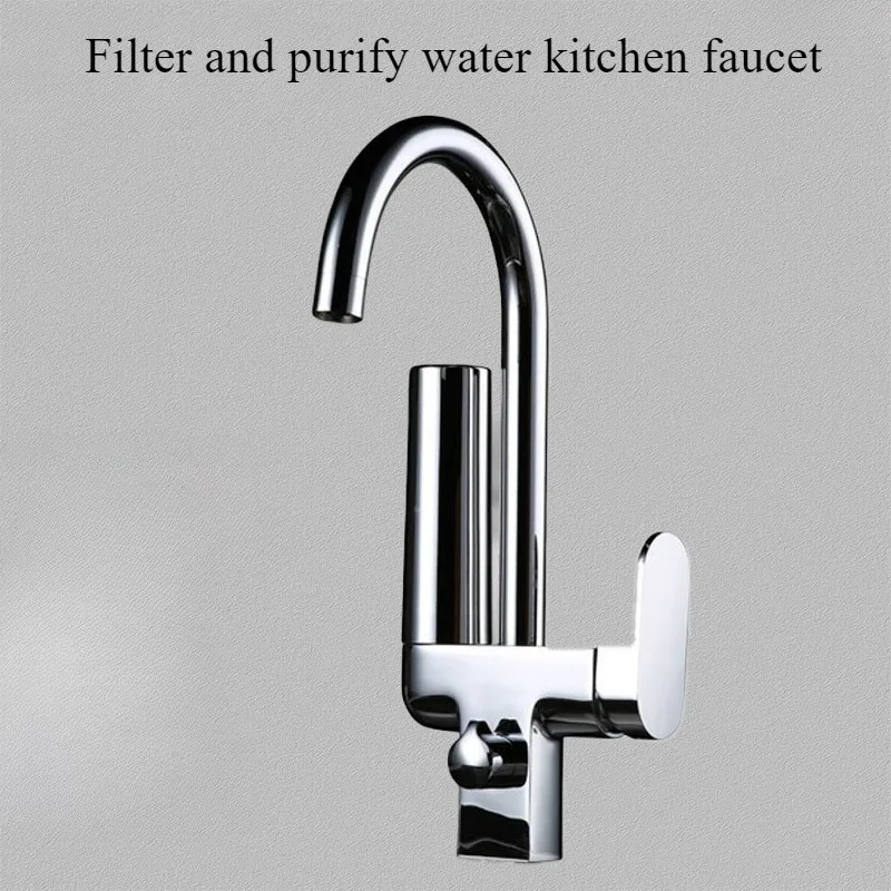Direct Drinking Faucet All Copper Purification Vegetable Basin Faucet Filter Clean Kitchen Faucet Multifunctional
