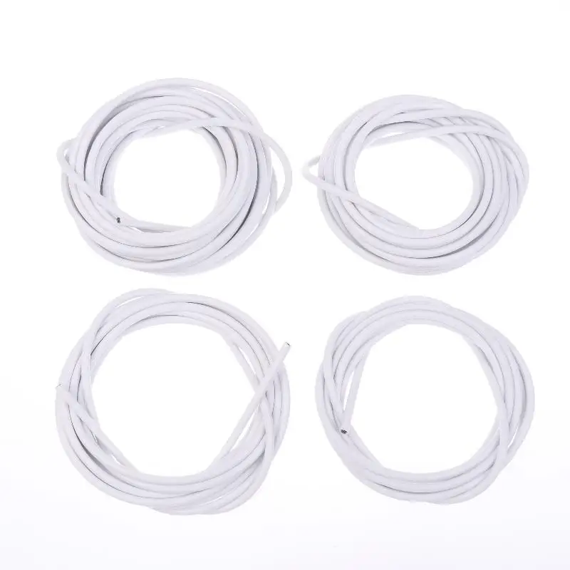 Durable 2 3 5 6 Meters Curtain Spring Rope with Hooks and Eyes for DIY Wall Hanging Partition Home Organizer