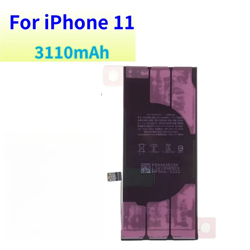 3110mAh 3046mAh 3969mAh High Capacity Mobile Phone Battery for IPhone 11 11 Pro 11 Pro Max Phone Replacement Batteries