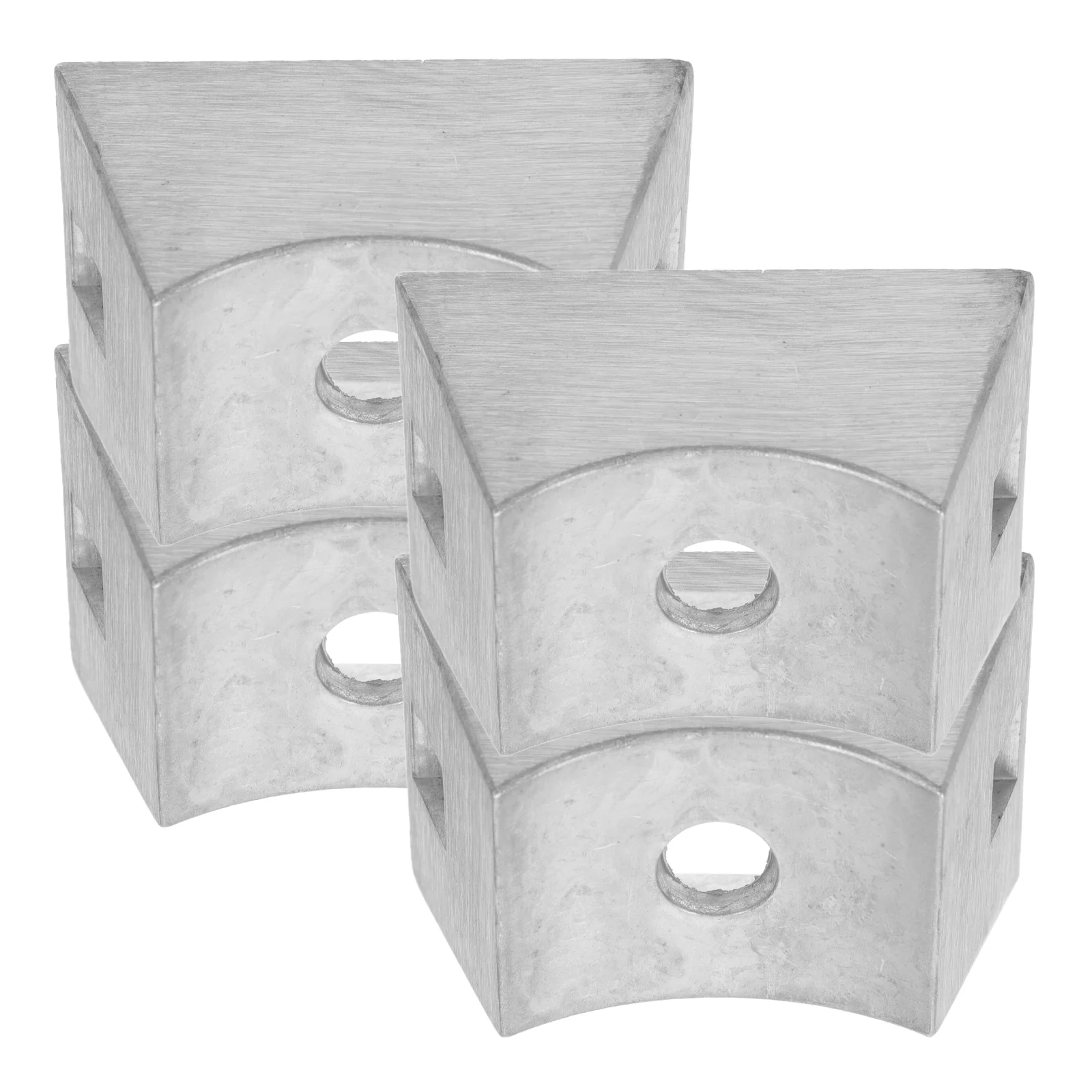 

4pcs Wall Lamp Base Sturdy Aluminum Spotlight Holder Indoor Mounting Easy Installation Versatile Practical Lighting Solution