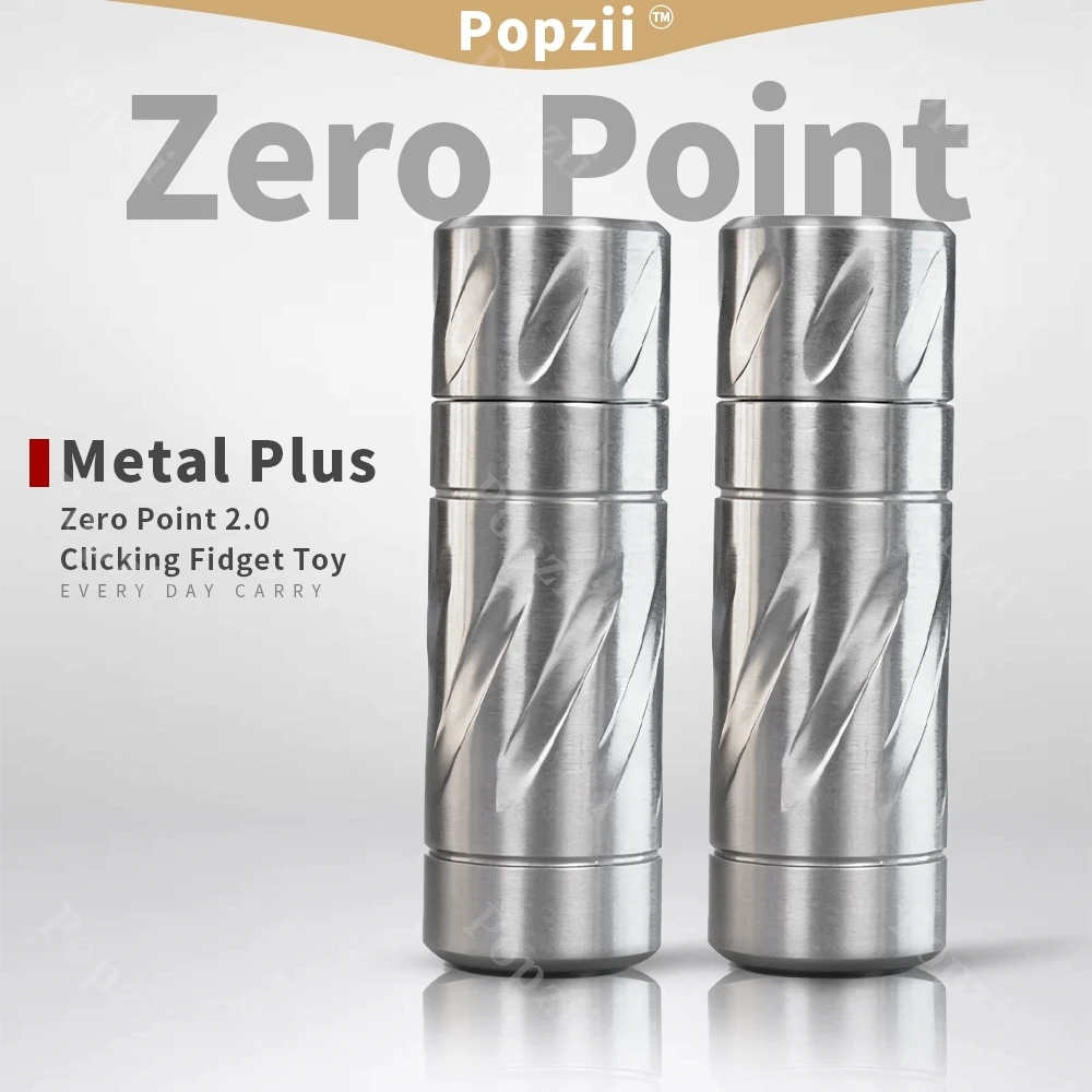 

Metal Plus Zero Point 2,0 щелчка из нержавеющей стали для взрослых, игрушка для снятия стресса, офисные гаджеты для снятия стресса, игрушки для беспокойства